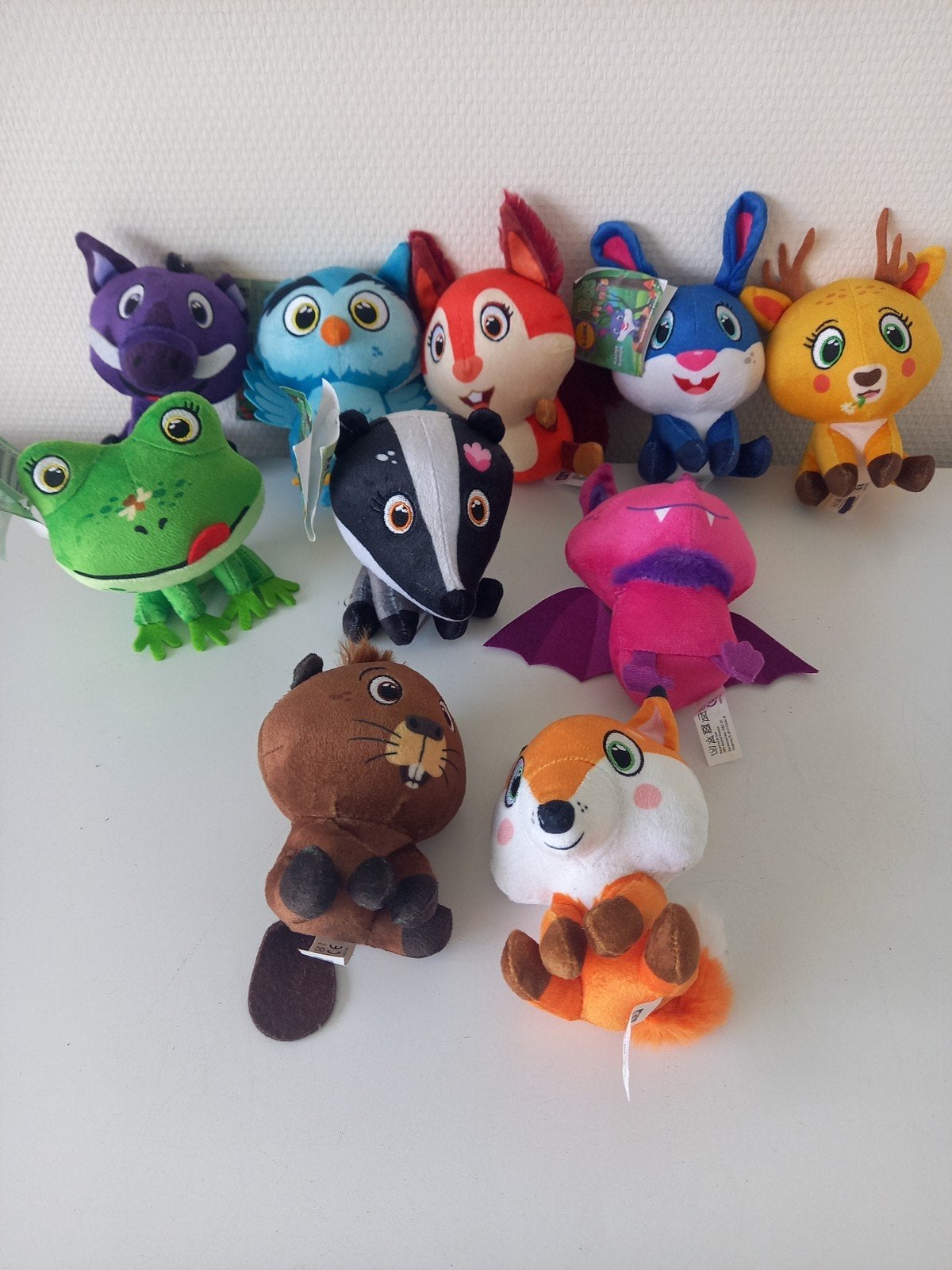 Lidl Bos Mini's Knuffels - Complete Serie, Lidl, Overige karakters, Overige typen, Ophalen of Verzenden