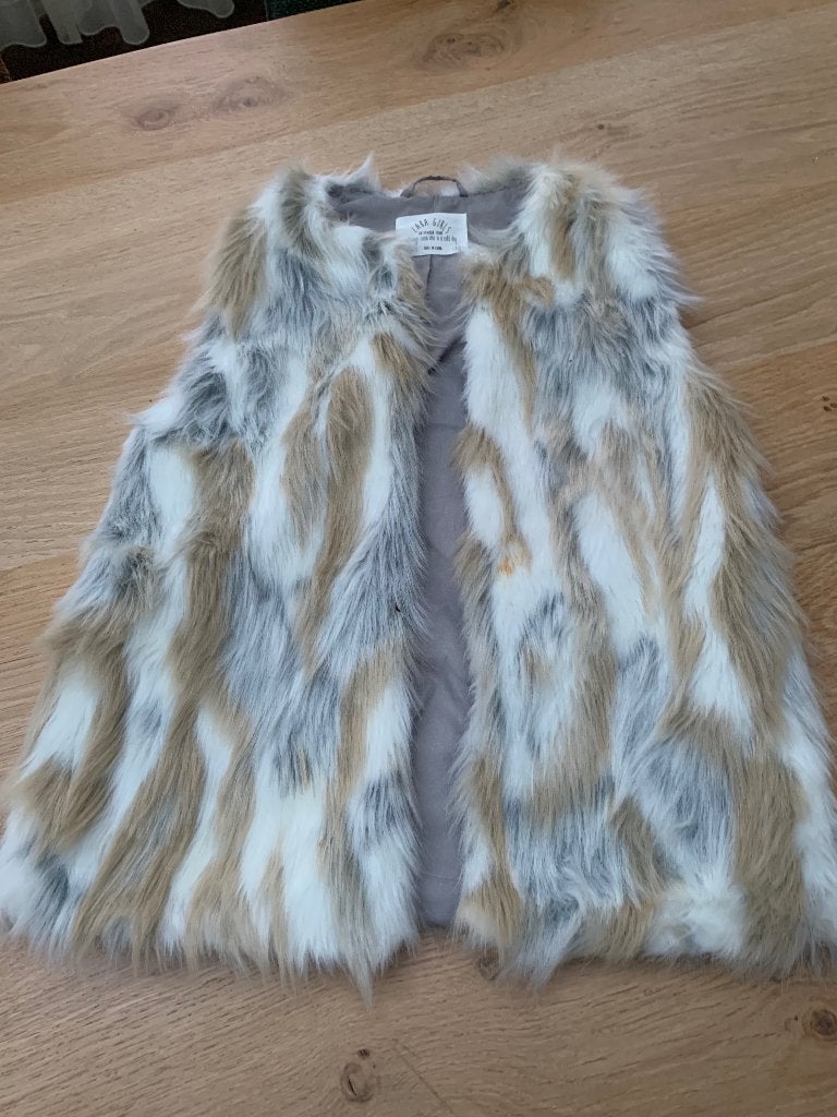 Bonten bodywarmer meisje Zara, Meisje, Trui of Vest, Ophalen of Verzenden, Zo goed als nieuw
