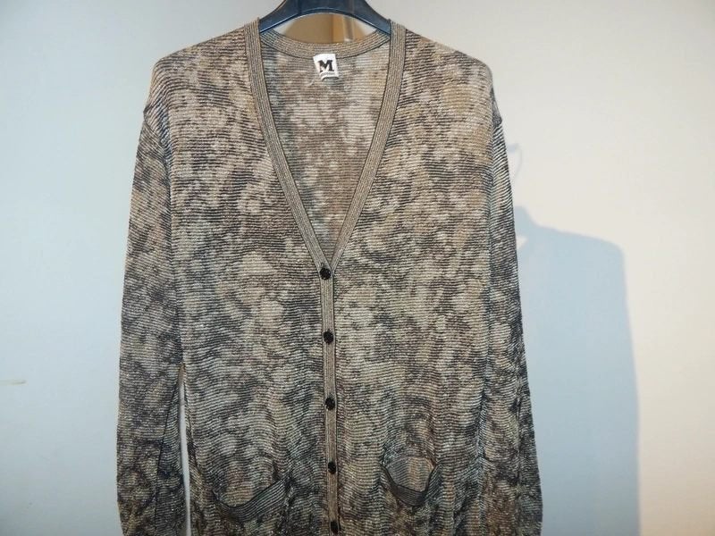 Missoni beeldschone jumpsuit breisel motief goud IT 44, Maat 38/40 (M), Zo goed als nieuw, Missoni, Meerkleurig