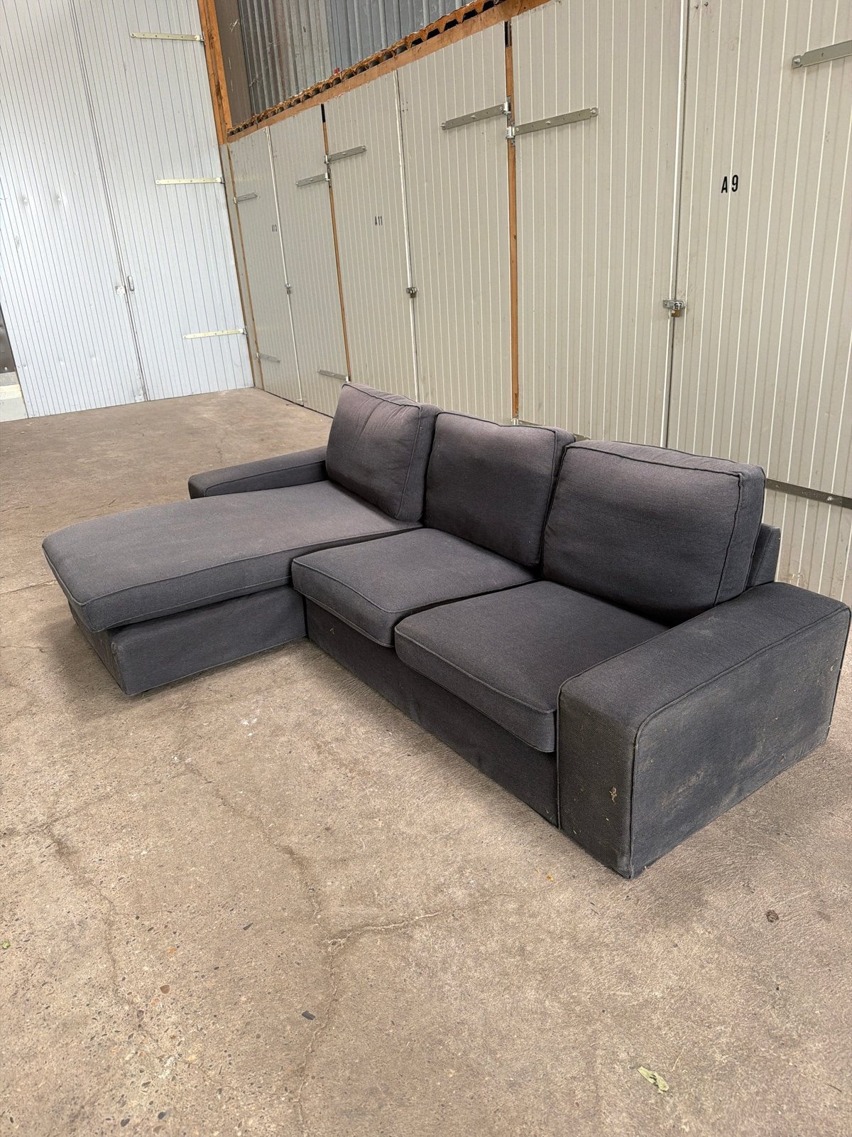 Gratis hoekbank - zelf schoonmaken, Ophalen, 250 tot 300 cm, Gebruikt, Hoekbank