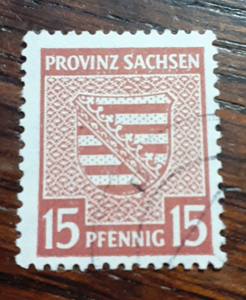 Russ.zone, Prov. Sachsen, mi 80 X, bieden vanaf € 15,00, Verzenden, Overige periodes, Gestempeld