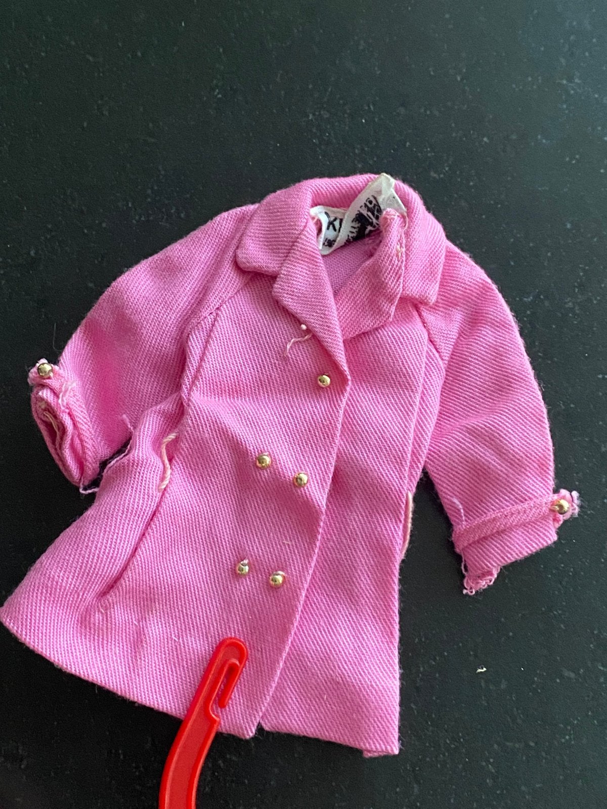 Vintage Barbie Skipper ‘73 Chilly Chums jacket jas Mattel, Verzamelen, Poppen, Verzenden, Gebruikt, Kleertjes