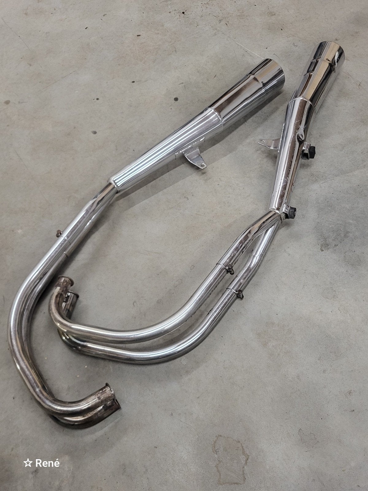 Uitlaat set voor HONDA CB 750 k7, Motoren, Ophalen, Gebruikt