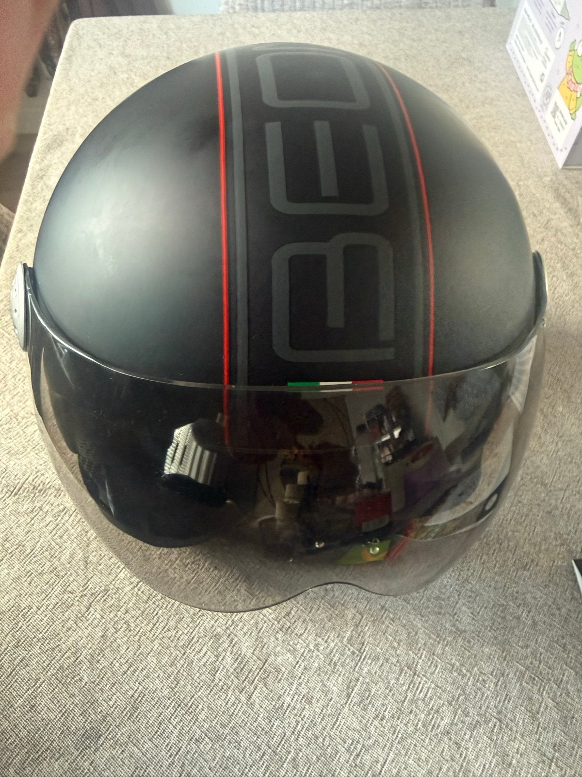 Beon Design Motorhelm - Mat Zwart, Maat XL, Fietsen en Brommers, Brommerhelmen, Ophalen of Verzenden, Zo goed als nieuw, Extra large of groter