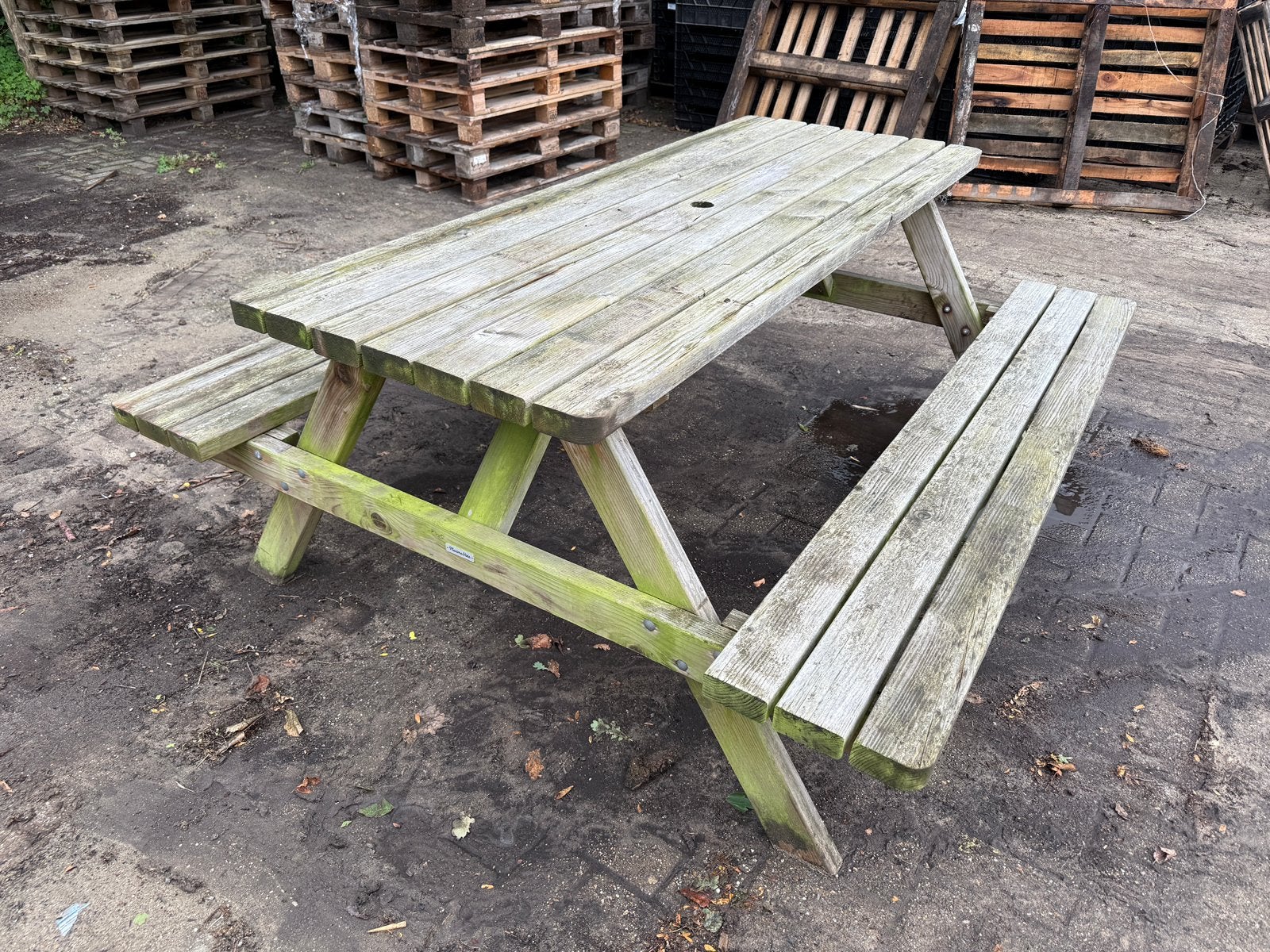 Picknick bank, Tuin en Terras, Picknicktafels, Ophalen, Zo goed als nieuw, Inklapbaar, Rechthoekig