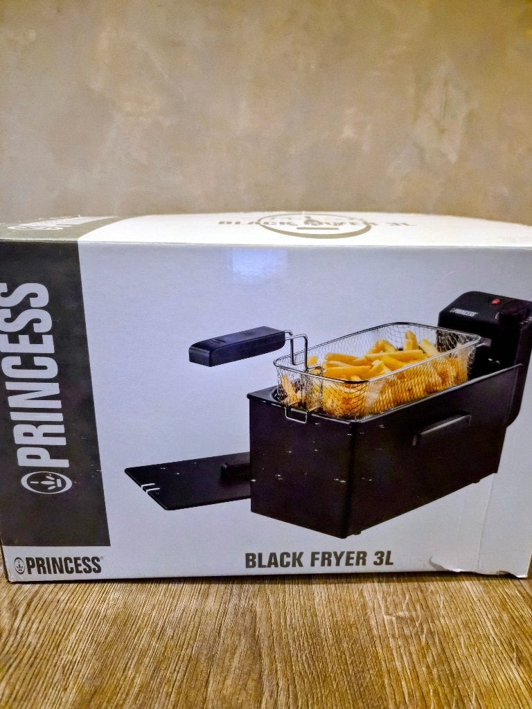 Princess friteuse zwart nieuw in doos, Overige typen, Verzenden, Nieuw, Zwart