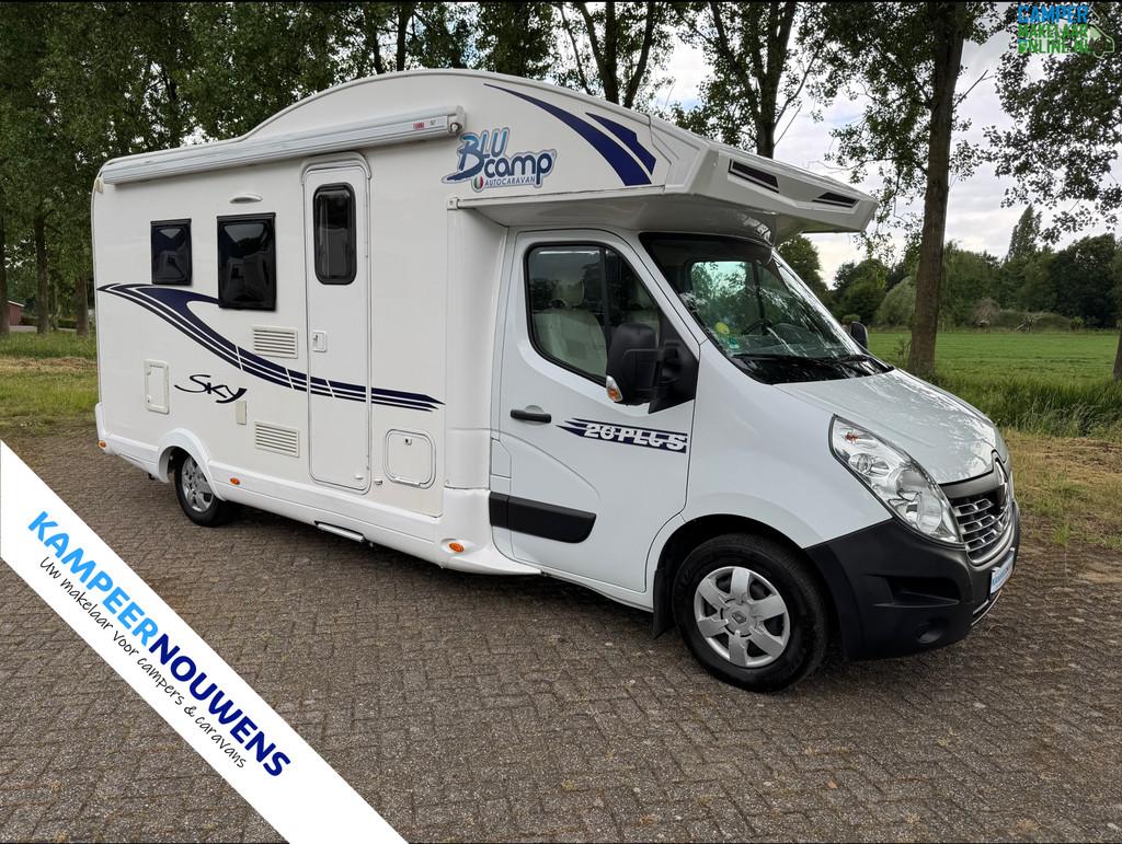 Blucamp Sky 20 PLUS | Lengtebed | Hefbed | 6 pers. | Lage km, Overige merken, Ringverwarming, Startonderbreker, Koelkast