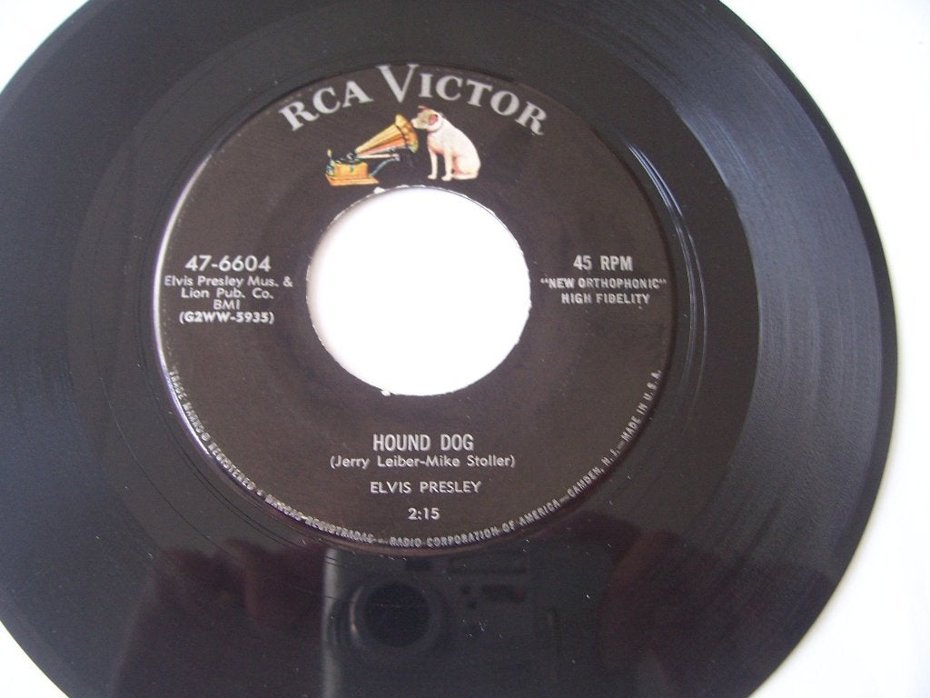 Elvis Presley / RCA 47-6604 / Hound dog, Gebruikt, Verzenden, Overige genres, 7 inch