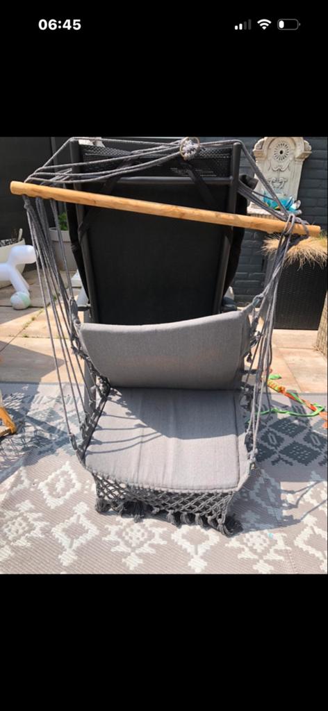 Ibiza Hangstoel - Comfortabel en Stijlvol, Ophalen of Verzenden, Gebruikt, Eenpersoons, Binnen