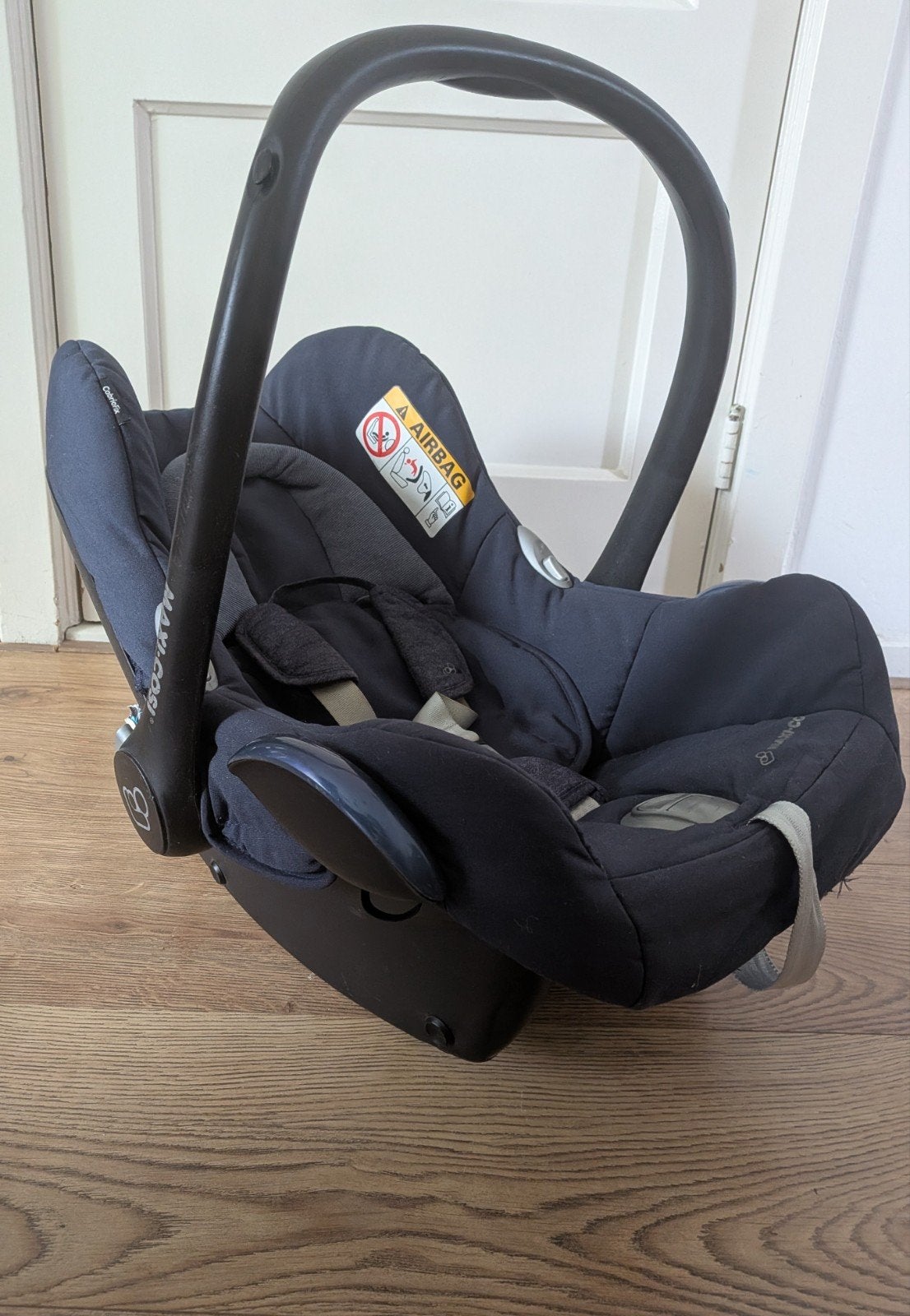 Maxi Cosi, donkerblauwe bekleding, Ophalen, 0 t/m 13 kg, Maxi-Cosi, Gebruikt