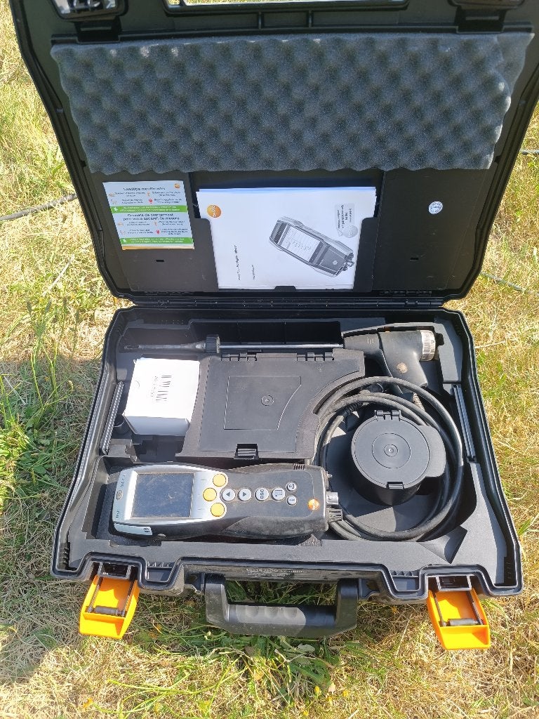Testo rookgas analyse set, Ophalen, Gebruikt