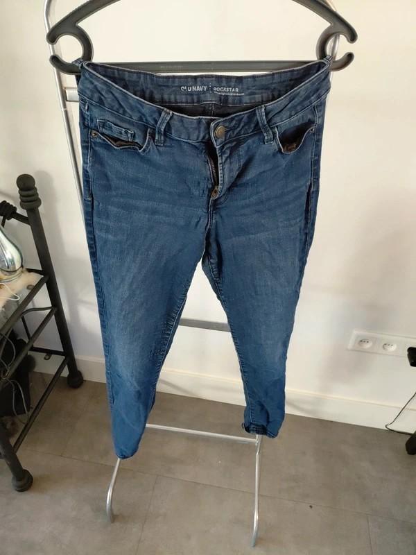 Old Navy Rockstar Spijkerbroek Jeans Maat XS, Old Navy, Blauw, Ophalen of Verzenden, W27 (confectie 34) of kleiner