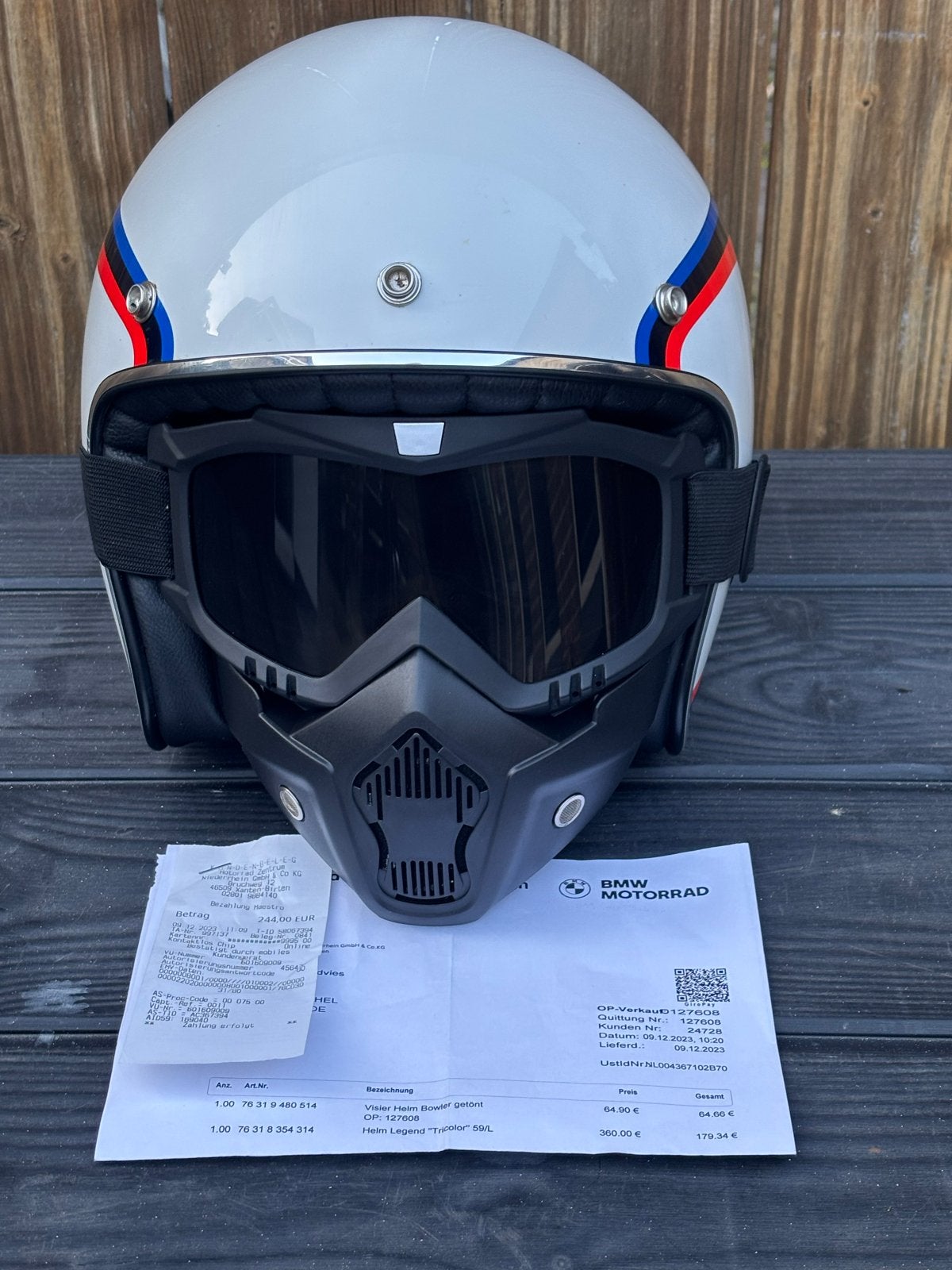 BMW helm, als nieuw, maat L-59, compleet met zonvisor, Ophalen of Verzenden, Tweedehands, L, Overige merken
