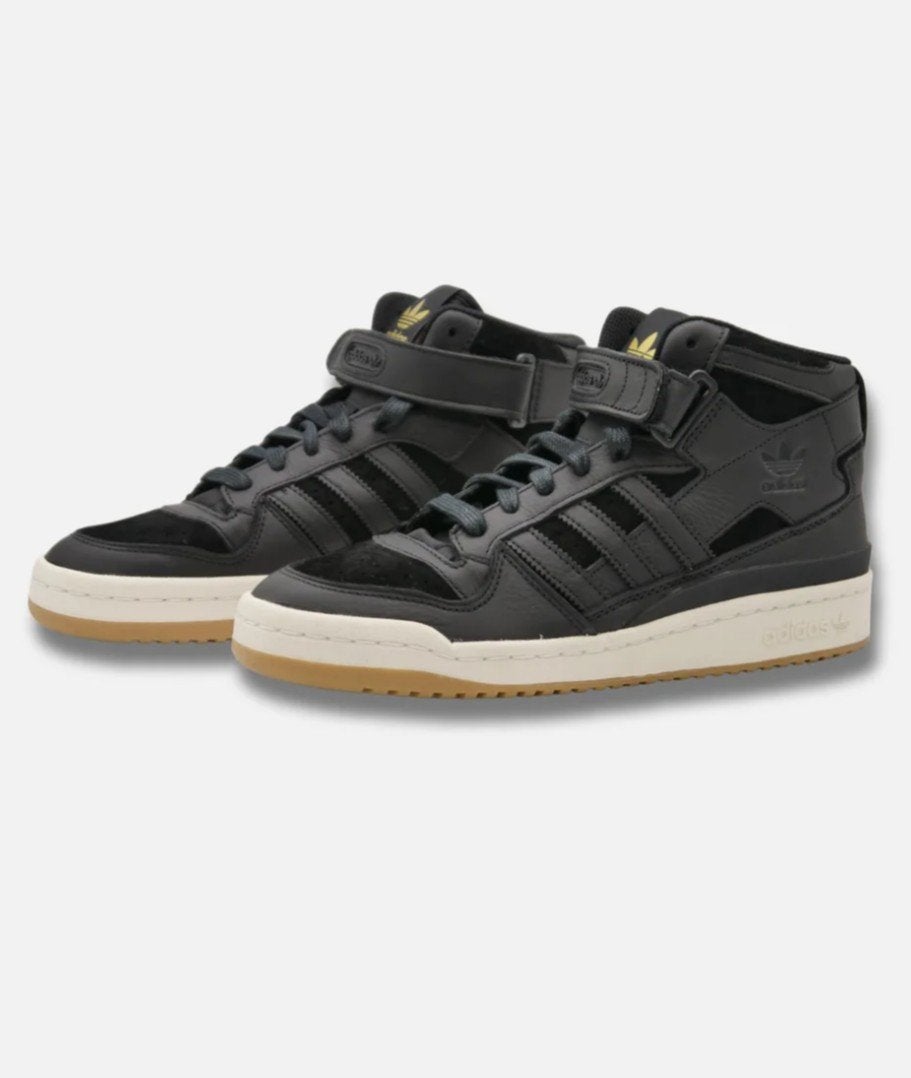 Adidas Forum Mid Leather Sneakers Size 8 / 41, Kleding | Heren, Ophalen of Verzenden, Nieuw, Zwart