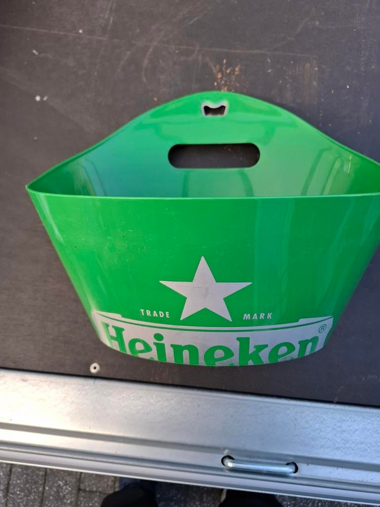 Heineken Bierkoeler / IJsemmer met Flesopener, Ophalen of Verzenden, Gebruikt, Overige typen, Heineken