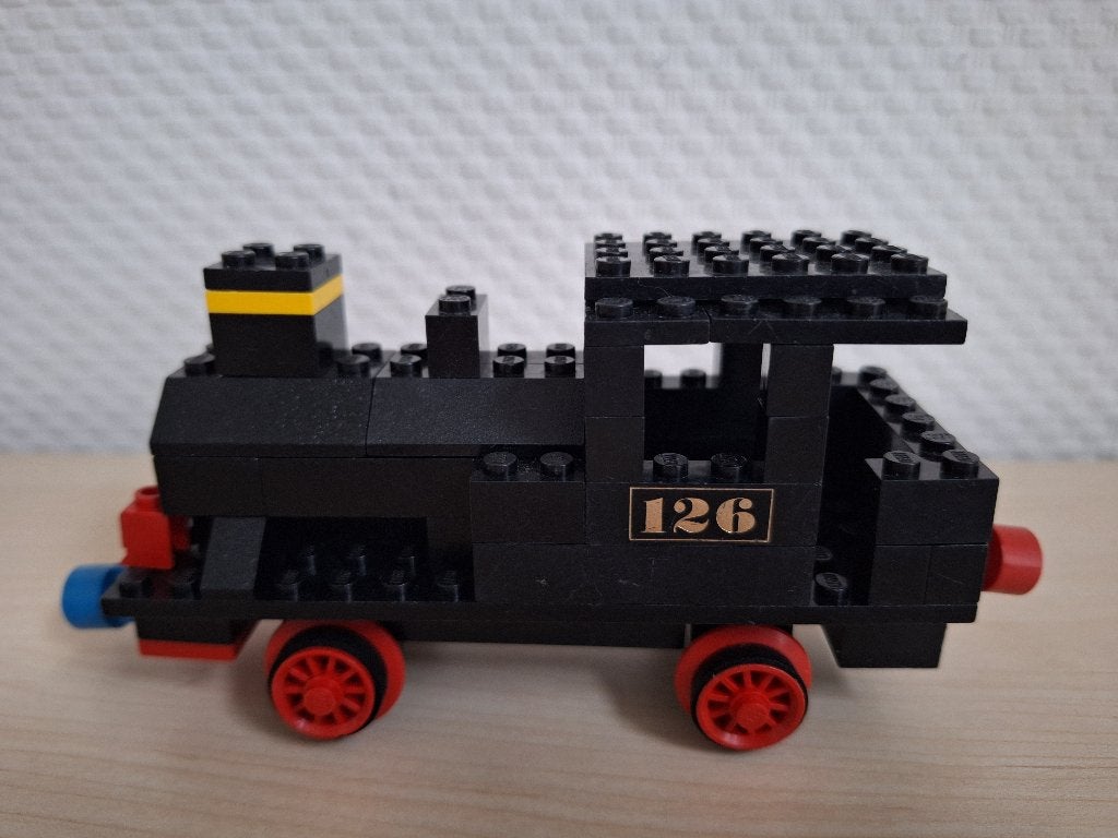 Lego: 126 Stoom Locomotive ( Push), Stoom locomotief trein, Gebruikt, Overige thema's, Lego, Ophalen of Verzenden