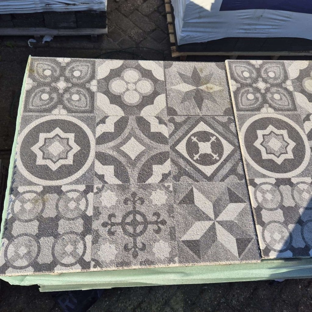 Restant tegels GeoProArte Mosaic 60x60x4 Modern Grey Deco, Niet ingevuld, Niet ingevuld, Nieuw, Beton