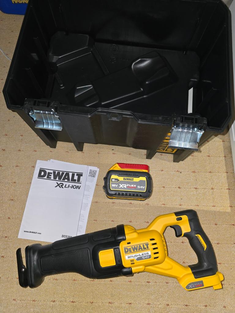 Dewalt xr flex volt DCS389NT + accu!, Ophalen, DeWalt, 70 mm of meer, Nieuw