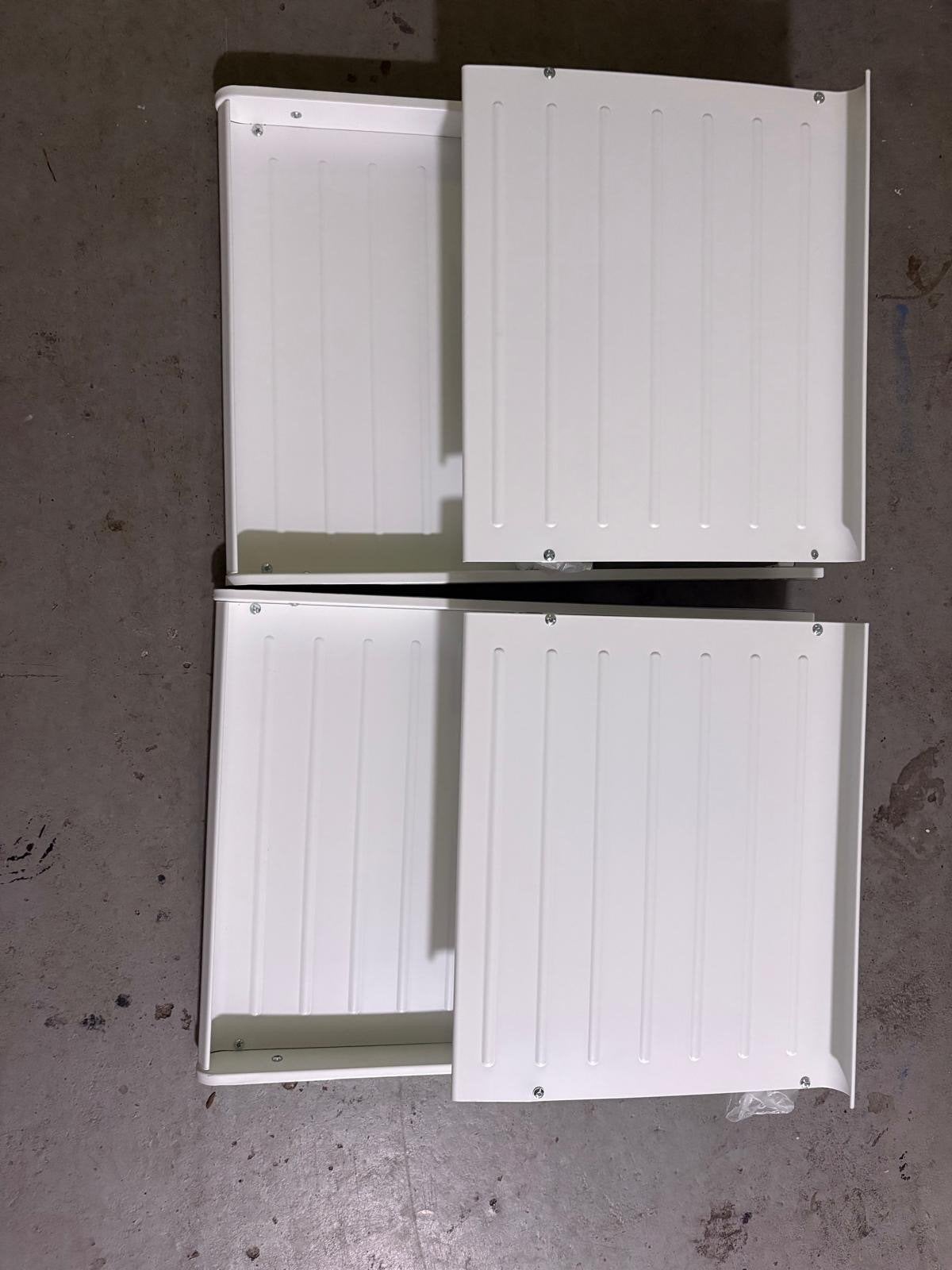 2x IKEA Komplement uittrekbaar schoenenrek wit 50x58 cm, Huis en Inrichting, Ophalen, Zo goed als nieuw