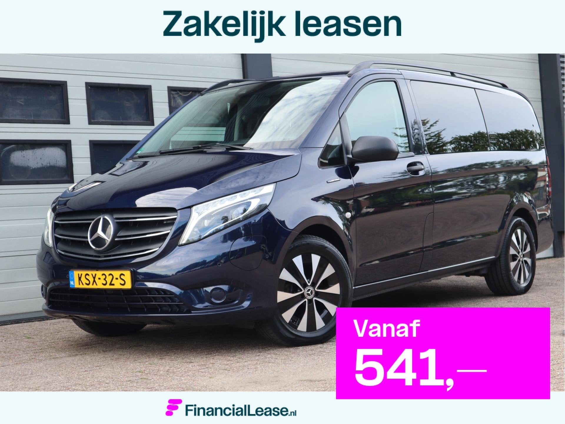 Mercedes-Benz eVito Tourer 90 kWh Pro - 8 Persoons Kombi - i, 2430 kg, Stof, Gebruikt, 8 stoelen