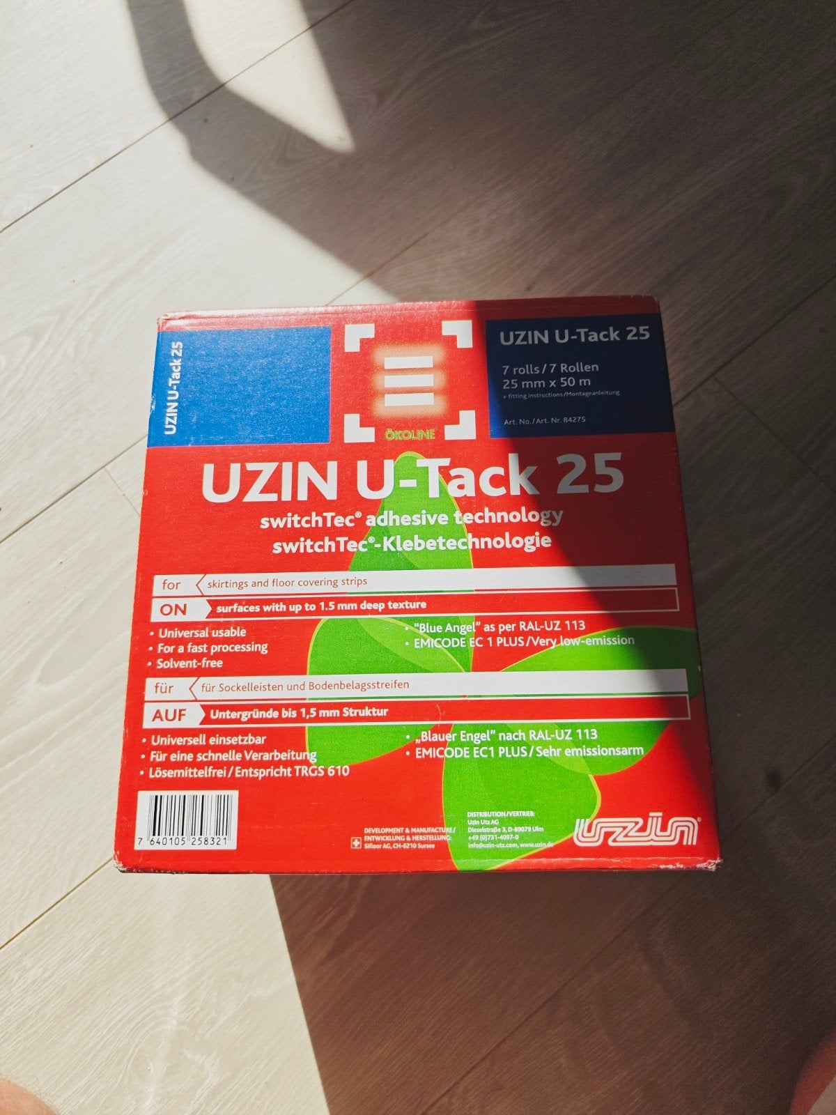 6 Nieuwe rollen UZIN U-Tack 25 dubbelzijdig plakband, Huis en Inrichting, Ophalen of Verzenden