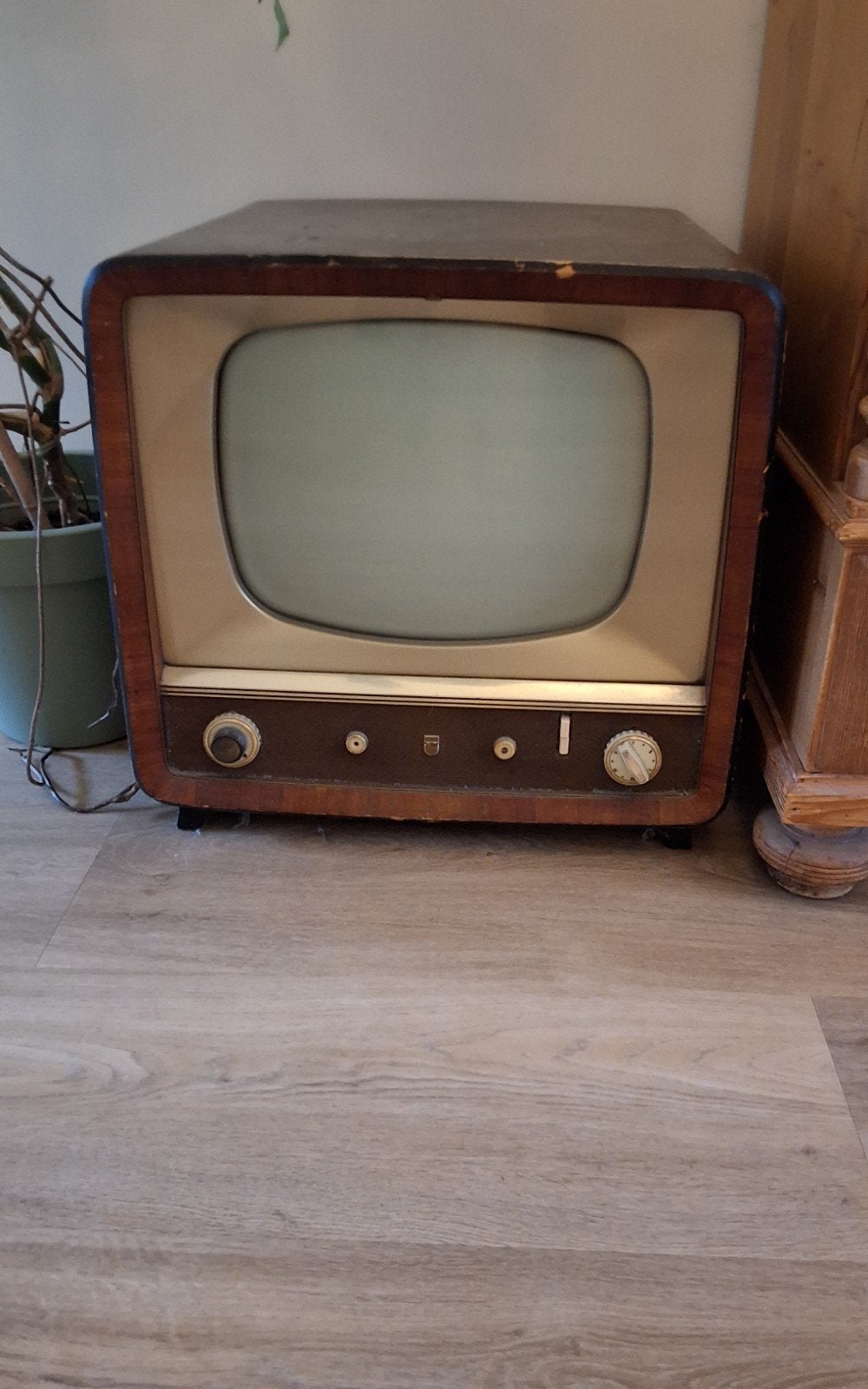 Vintage Philips Televisie - 1956, Decoratie, Antiek en Kunst, Ophalen