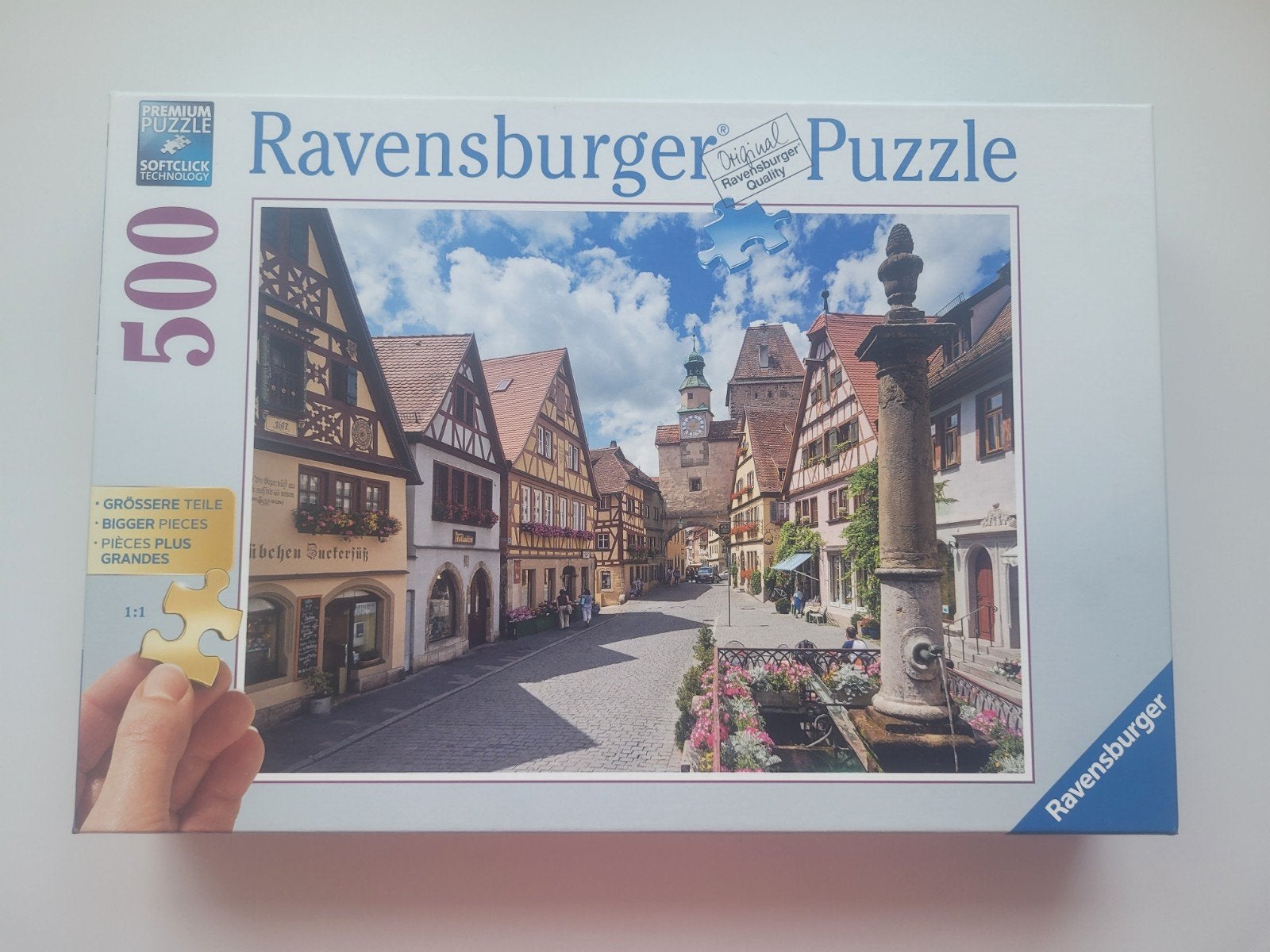Ravensburger puzzel 500 stukjes xl, Ophalen of Verzenden, 500 t/m 1500 stukjes, Zo goed als nieuw, Legpuzzel