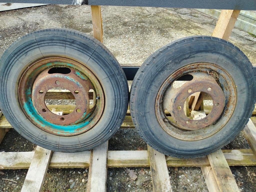 Mercedes 508 608 velgen 16 inch dudo, Auto-onderdelen, Vrachtwagen-onderdelen, Ophalen, Mercedes-Benz