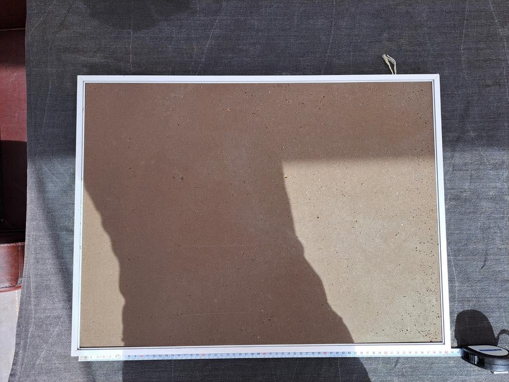 Prikbord / memobord 60 cm * 45 cm met aluminium omlijsting, Ophalen of Verzenden, Gebruikt, Prikbord