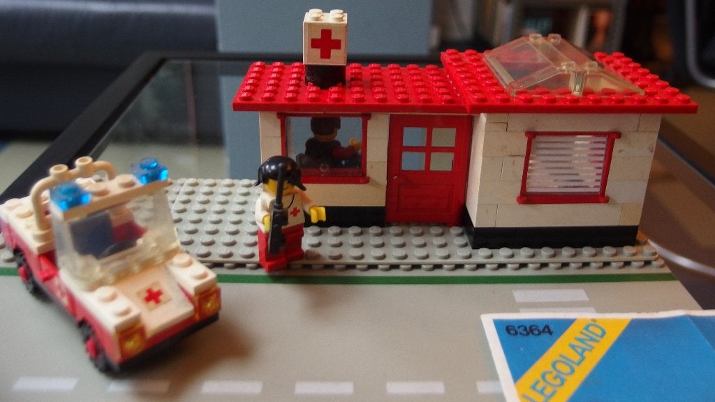 LEGO 6364 Rode Kruishulppost/Paramedic Unit, Compleet, Gebruikt, Overige thema's, Lego