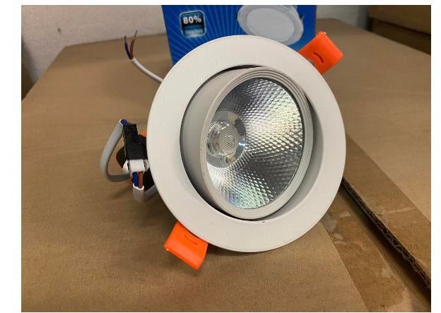Partij led inbouw spot 6000K 12watt 300x, Ophalen, Metaal of Aluminium, Nieuw, Led