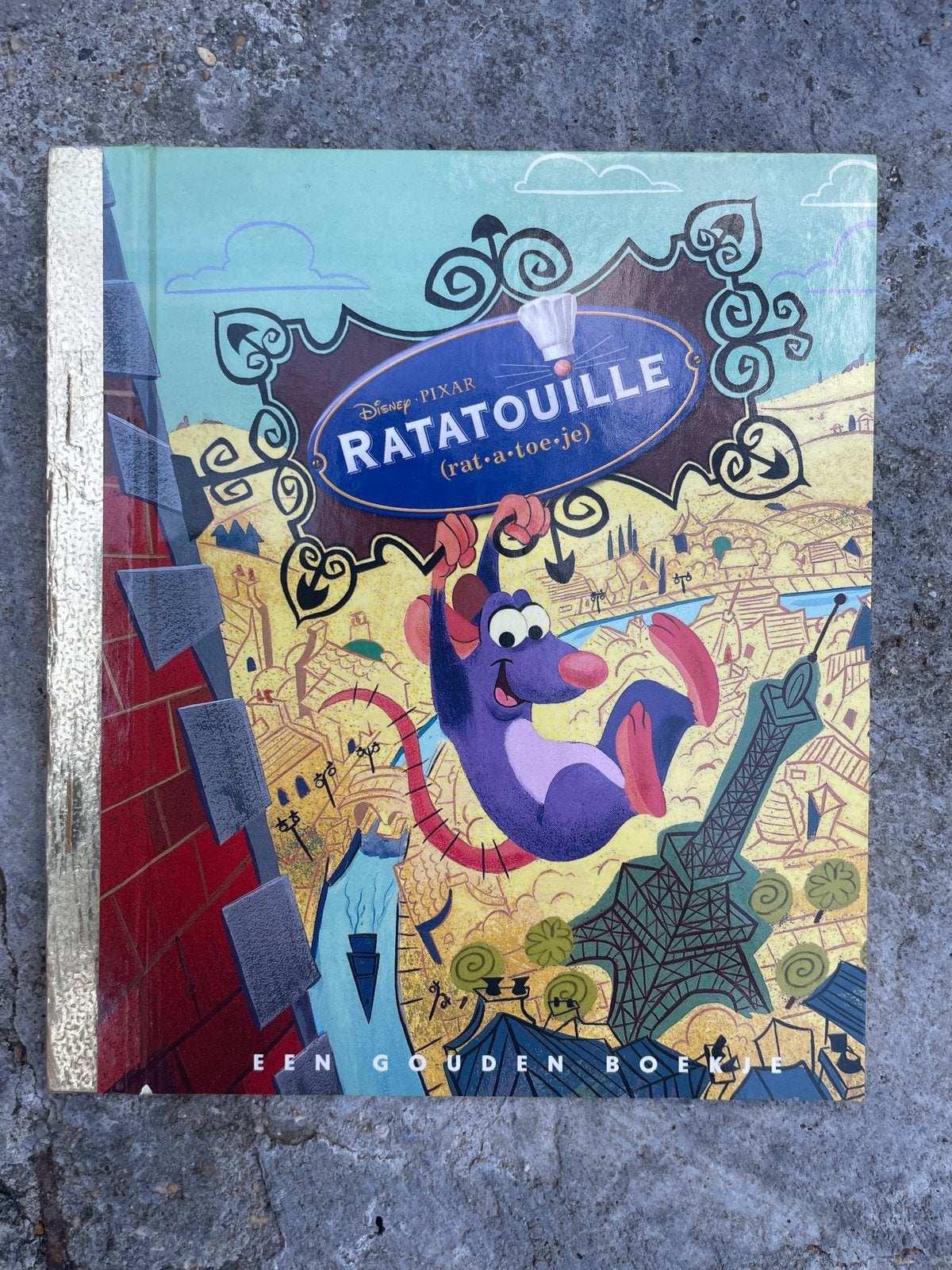 Disney Pixar Ratatouille Gouden Boekje, Ophalen of Verzenden, Zo goed als nieuw, 3 tot 4 jaar
