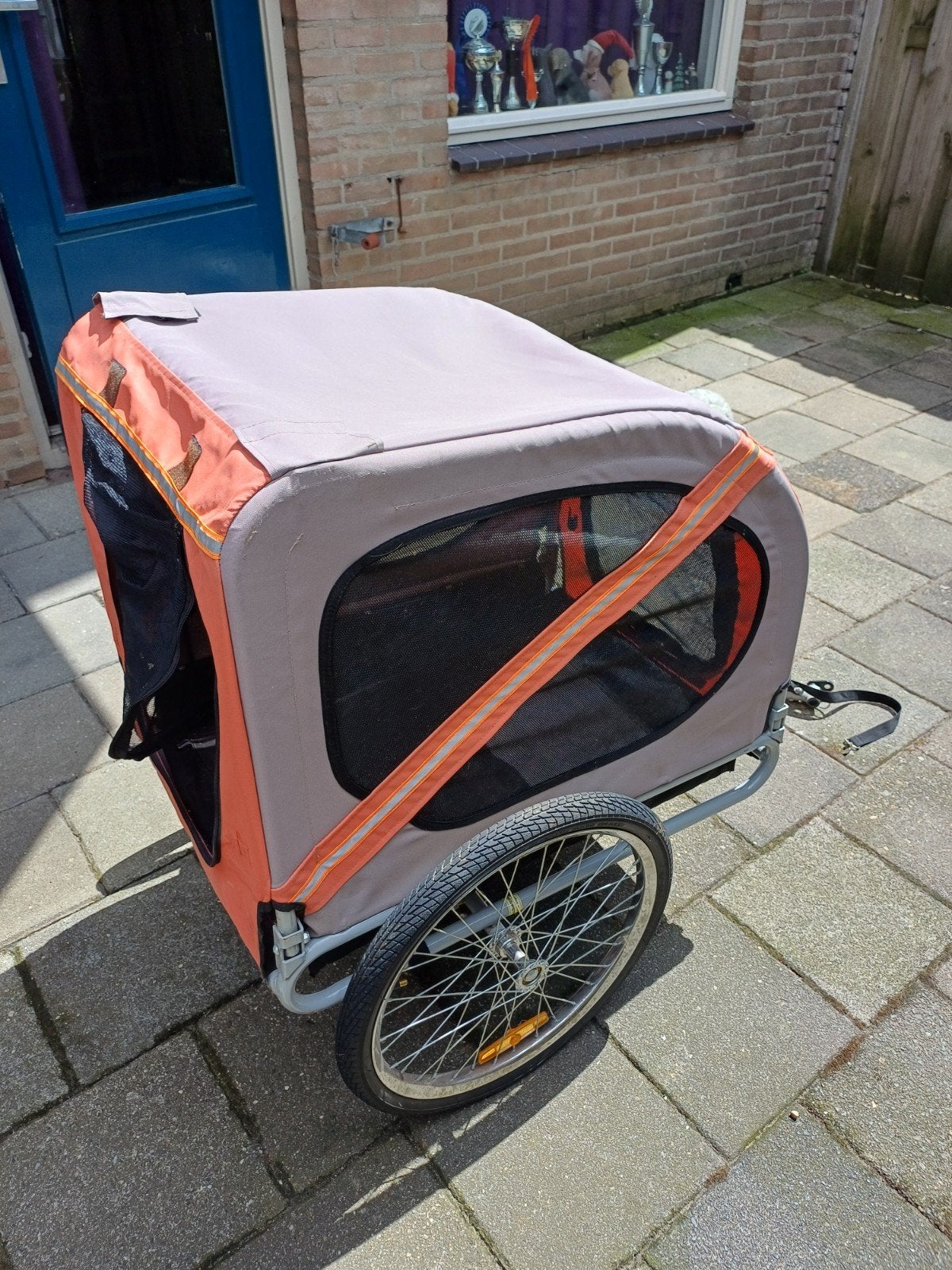 Honden fietskar, Ophalen, Gebruikt, Hondenkar
