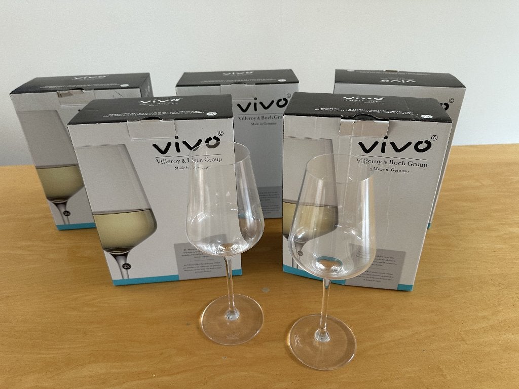 Villery & Boch witte wijnglas, Ophalen, Glas of Glazen, Villeroy & Boch, Nieuw