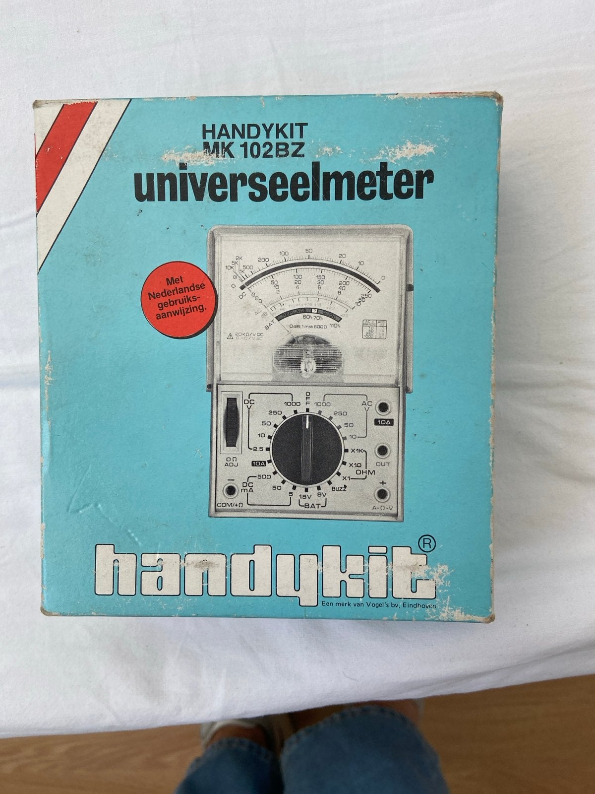 Handykit MK 102BZ Universeelmeter - Vintage Multimeter, Ophalen of Verzenden, Gebruikt, Multimeter
