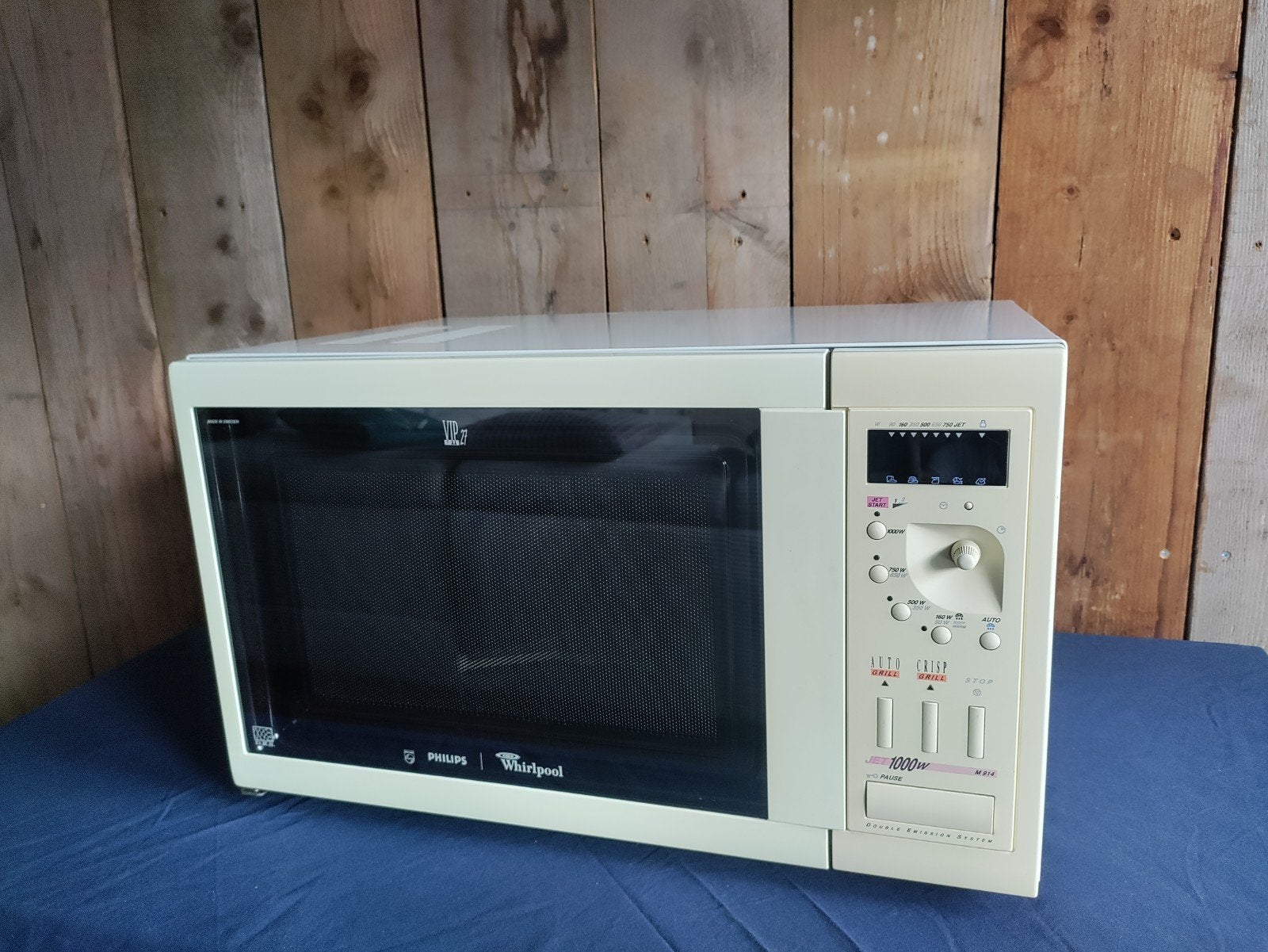 Whirlpool combimagnetron (in goede en schone staat), Witgoed en Apparatuur, Magnetrons, Gebruikt, Vrijstaand, Combimagnetron, 45 tot 60 cm