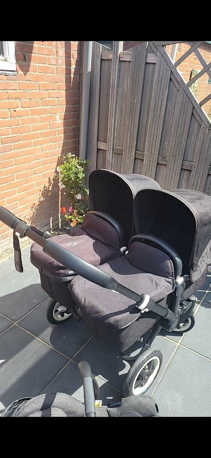 Bugaboo Donkey Duo kinderwagen met reiswiegen en regenhoezen, Kinderen en Baby's, Kinderwagens en Combinaties, Ophalen, Gebruikt