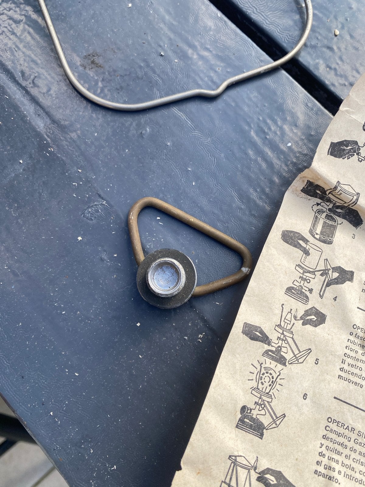 Vintage Campingaz Lumogaz gasbrander lamp, Ophalen of Verzenden, Gebruikt