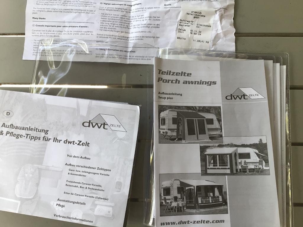 Deeltent DWT (Nieuw), Caravans en Kamperen, Voortenten en Luifels, Ophalen, Nieuw, Ten Cate All Season 240g/m2, Overige merken