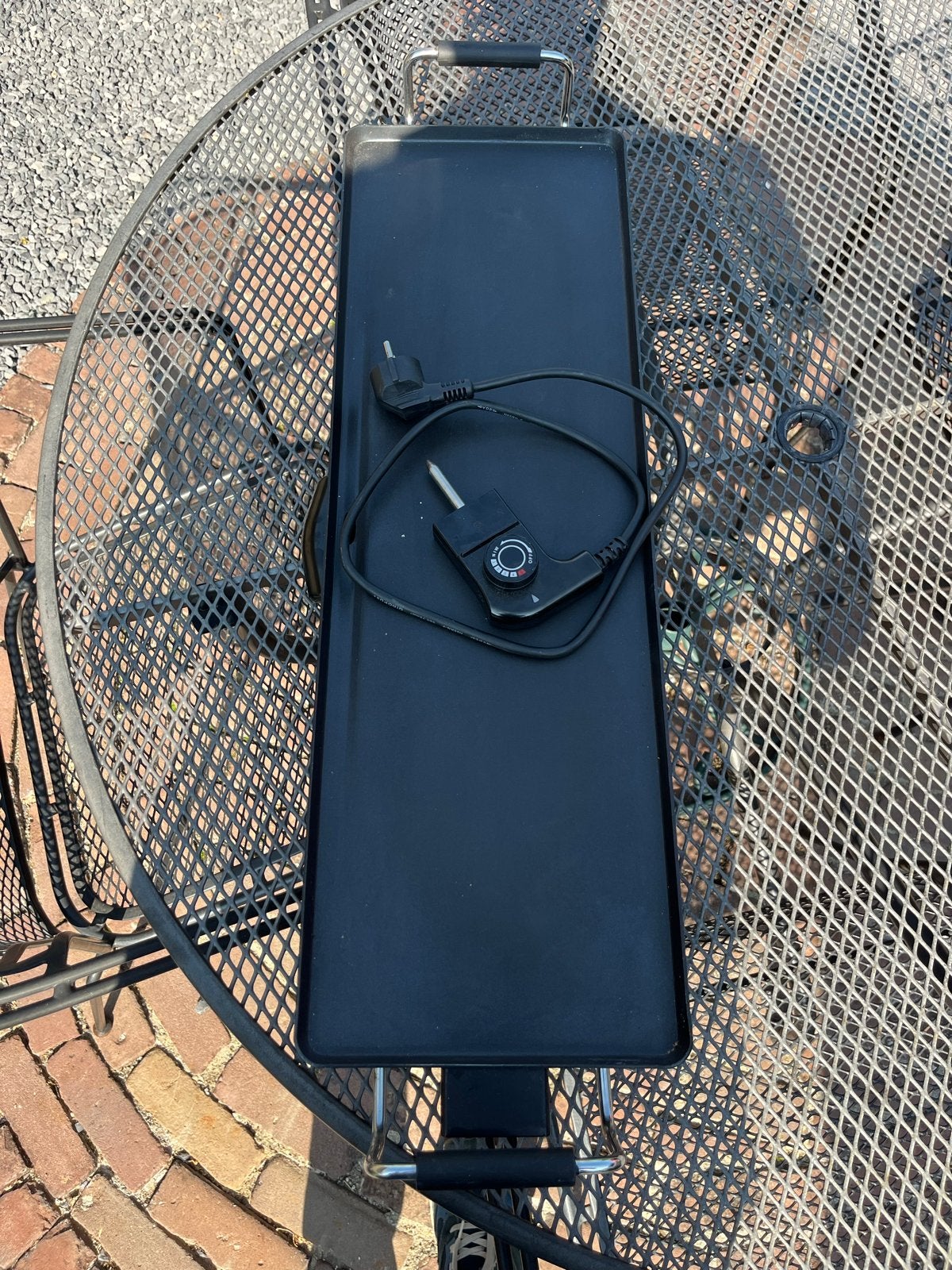 Grote Tafelgrill / Teppanyaki Grillplaat - 1800W, Ophalen, Zo goed als nieuw, Tafelgrill