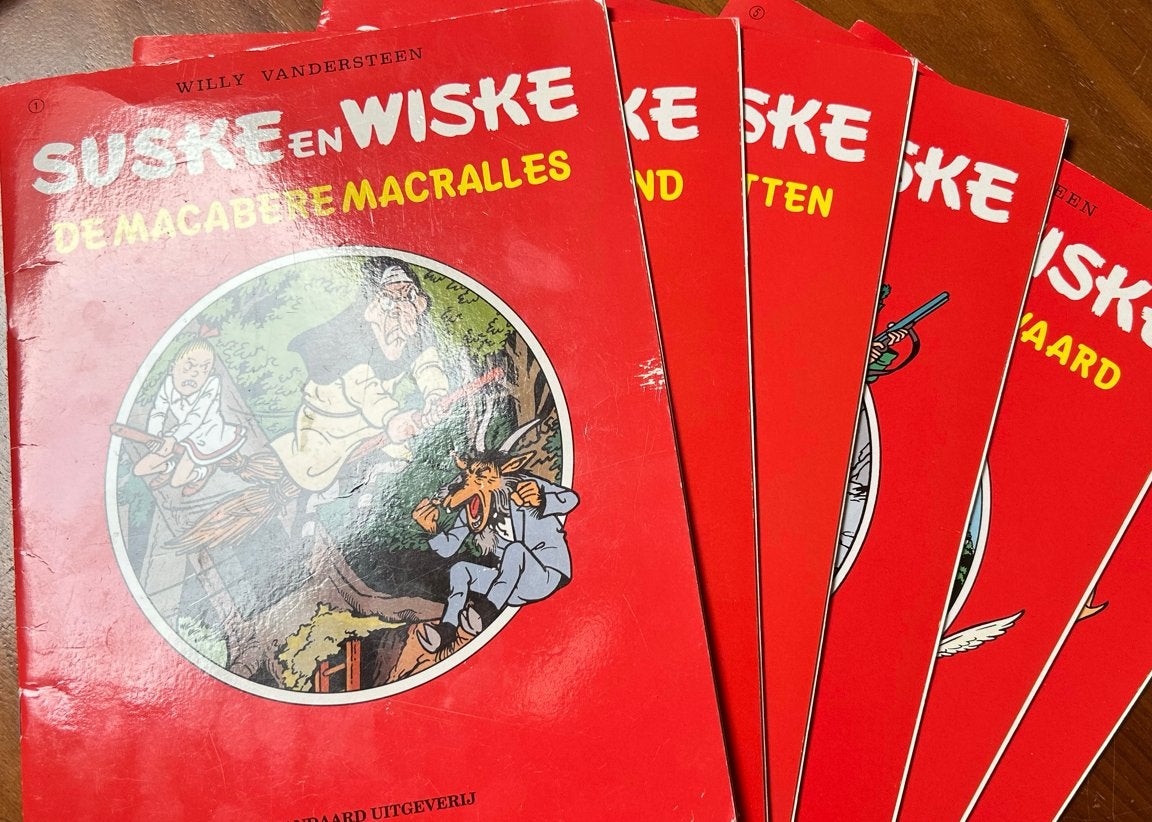 Suske en Wiske - Albert Heijn serie 1-2 1999 3 t/m 6 2000, Meerdere stripboeken, Ophalen of Verzenden, Gelezen