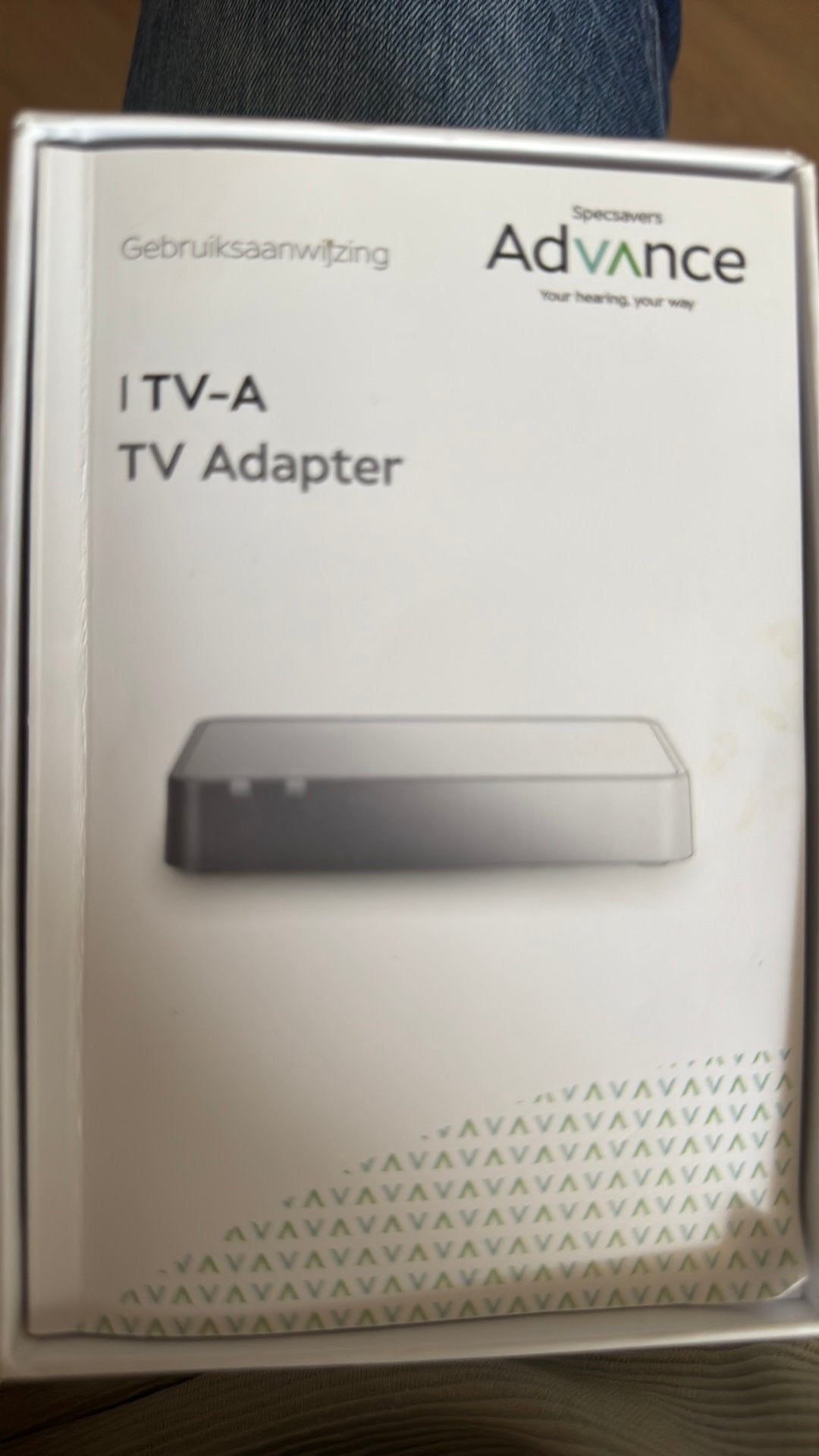 Specsavers Advance TV-A TV Adapter voor hoorapparaten, Ophalen of Verzenden, Zo goed als nieuw