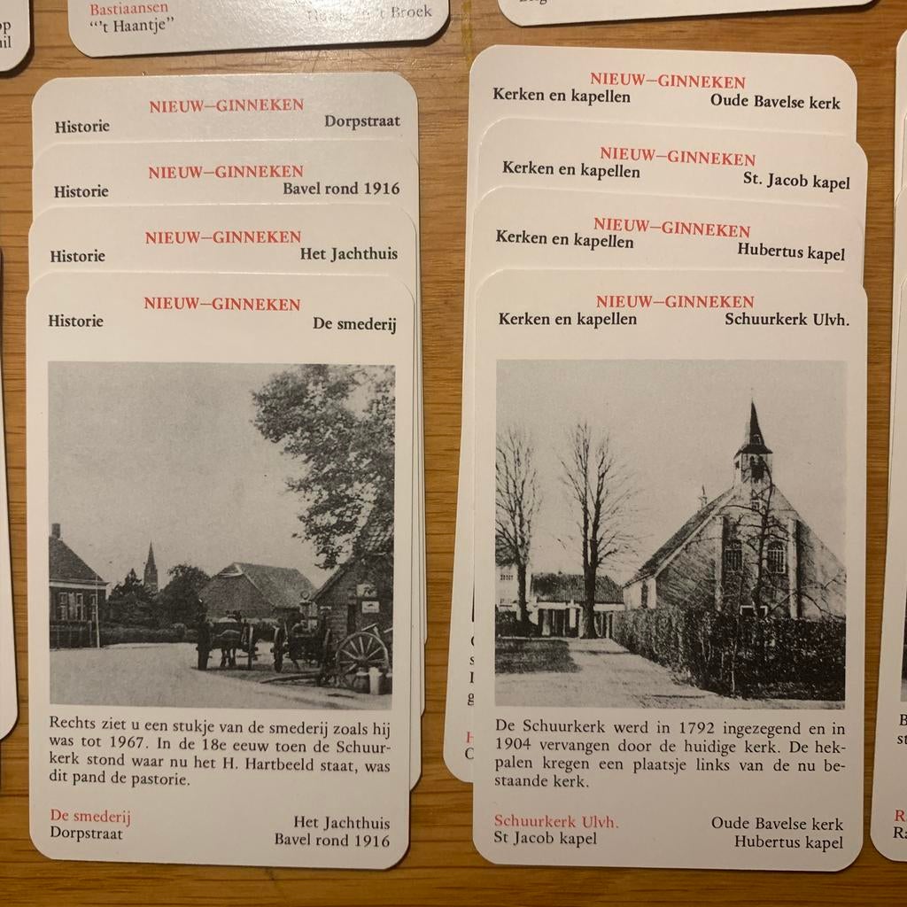 Nieuw-Ginneken Kwartetspel - Historisch Kwartet kaartspel, Ophalen of Verzenden, Gebruikt, Kwartet(ten)