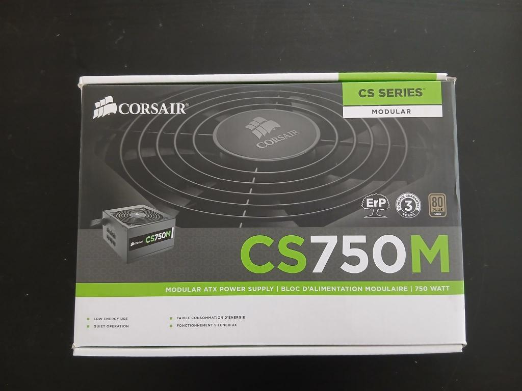 Corsair CS750 voeding, Ophalen, Gebruikt