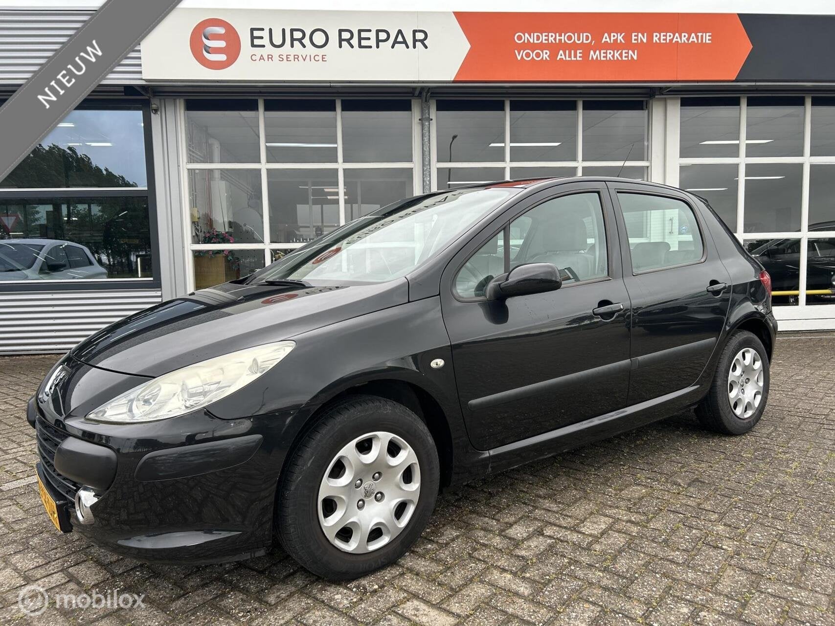 Peugeot 307 1.6 HDi XT 5drs., Auto's, Voorwielaandrijving, 4 cilinders, 1360 kg, Zwart