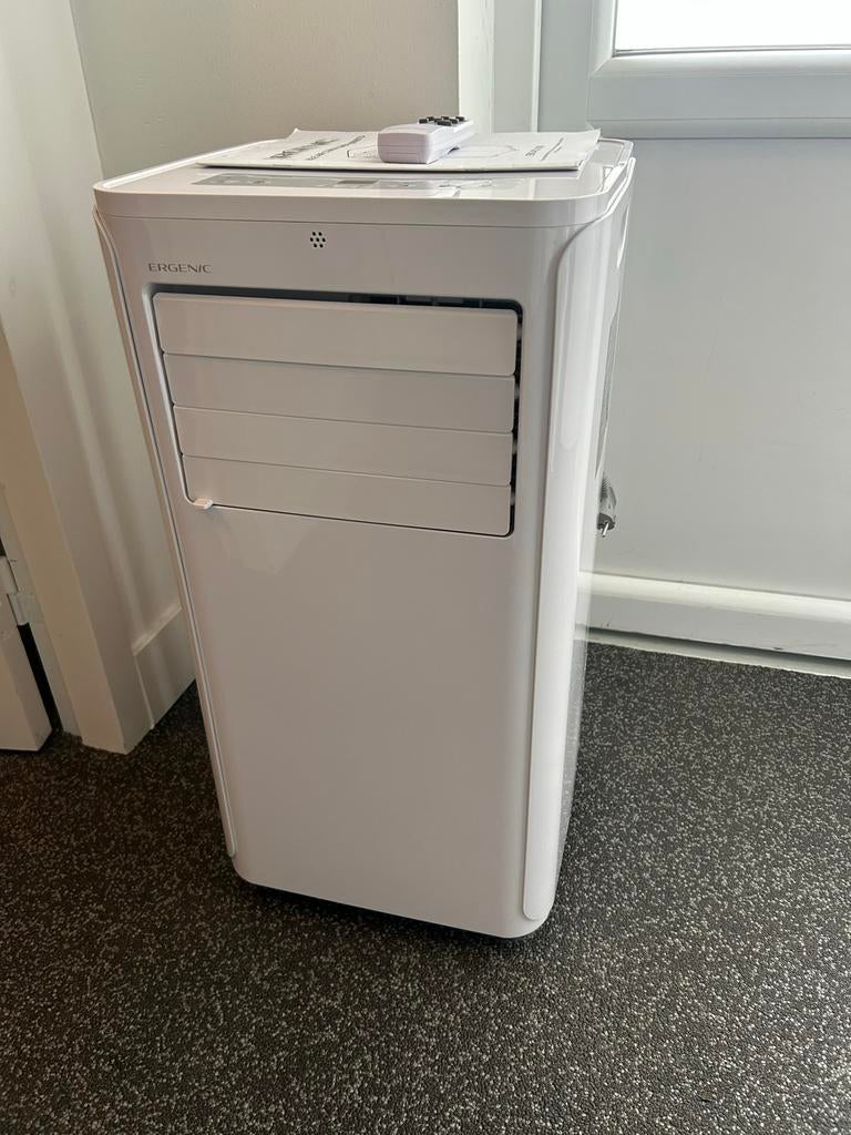 Ergenic mobiele airco, Ophalen, Minder dan 60 m³, 3 snelheden of meer, Zo goed als nieuw