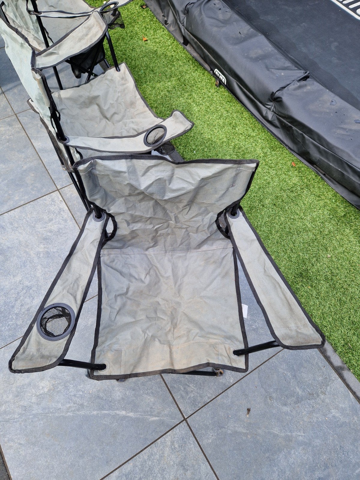 stoeltje (4x), Ophalen, Gebruikt, Campingstoel