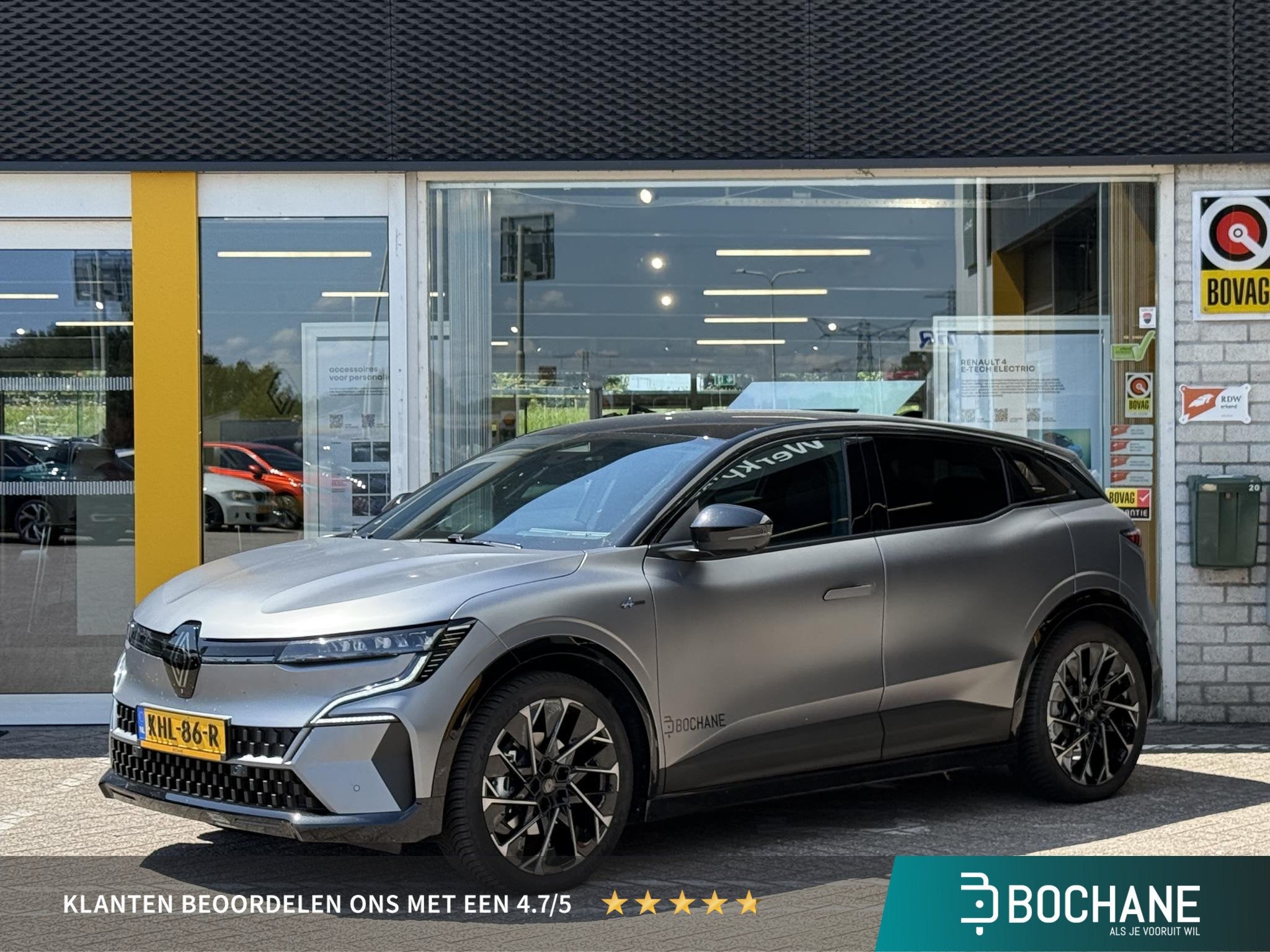 Renault Megane E-Tech comfort range esprit alpine 60 kWh | D, 468 km, 1619 kg, Zilver of Grijs, 900 kg
