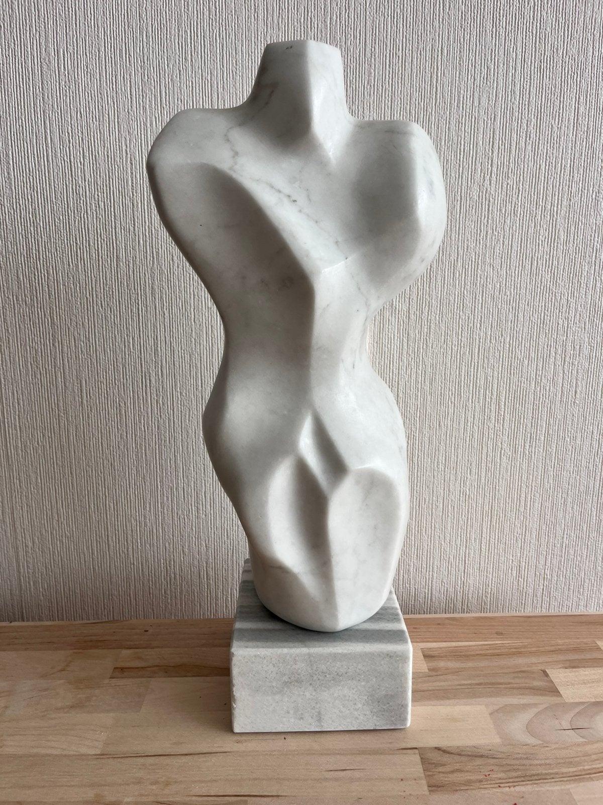 Massief marmeren beeld “buste”, Antiek en Kunst, Ophalen of Verzenden