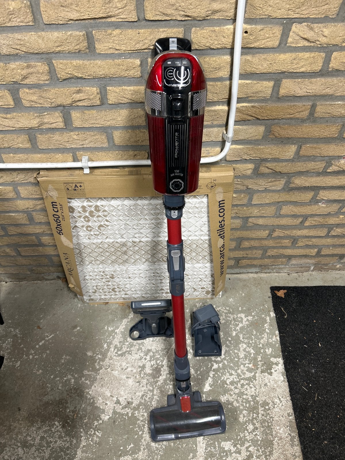 Rowenta X-Force Flex 11.60 steelstofzuiger - Rood, Witgoed en Apparatuur, Rowenta, Gebruikt, Draadloos, Ophalen of Verzenden